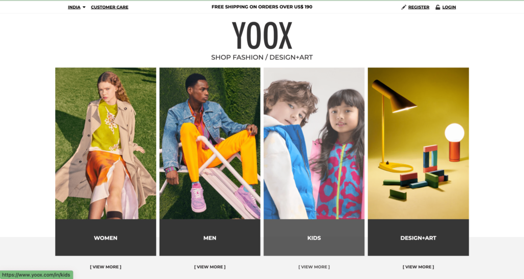 Shipping And Return Information Of Yoox