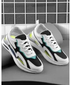 08 Casual Shoes White And Black Color Sneakers For Men